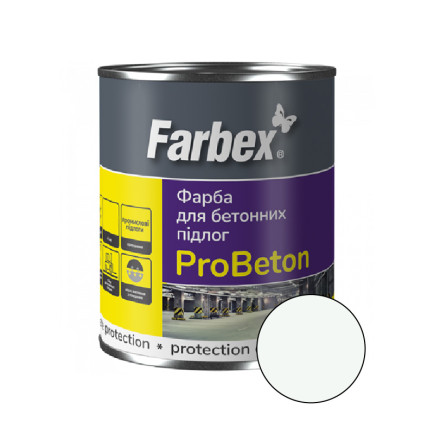 Краска для бетонных полов ProBeton, белая, ТМ Farbex, 2,8 кг
