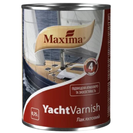 Лак яхтовий матовий, ТМ Maxima, 2,5 кг