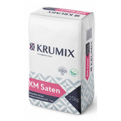 Гіпсова шпаклівка фінішна KM Saten, ТМ Крумікс, 25 кг
