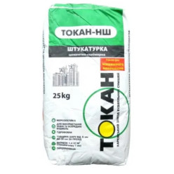 Штукатурка цементно-полімерна, 5-30 мм НШ, ТМ Токан, 25 кг